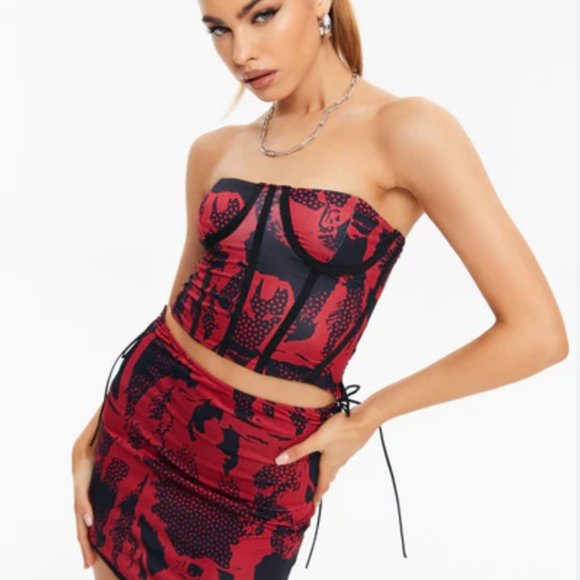 Solado Tops - Solado Boning Tube Crop Top